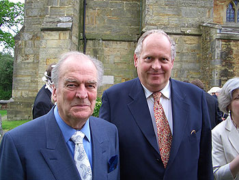 Moray and Hugh at the wedding of Christopher and Mai in Sussex, May 2004.